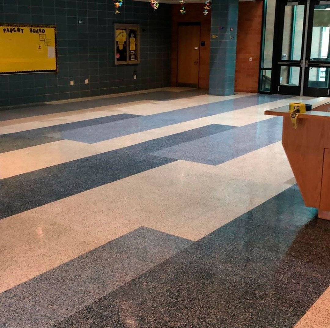 Luxury vinyl plank installation